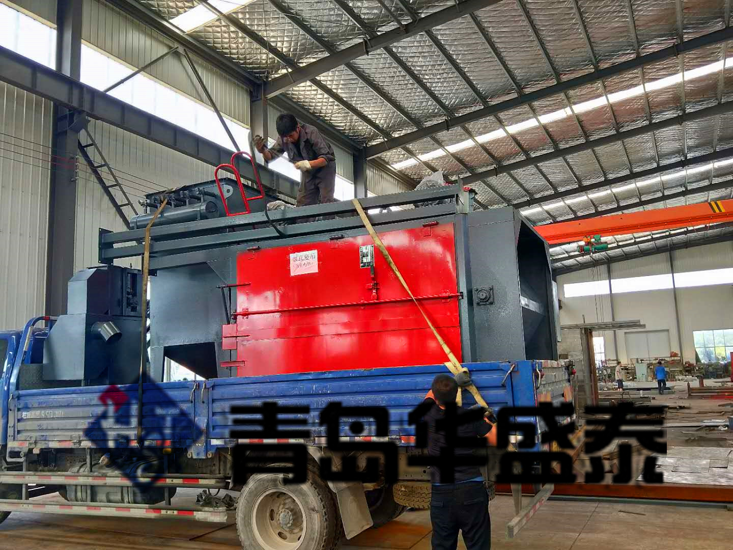 2018發(fā)往山東臨沂吊鉤式378拋丸機(jī) 2018發(fā)往山東臨沂吊鉤式378拋丸機(jī)