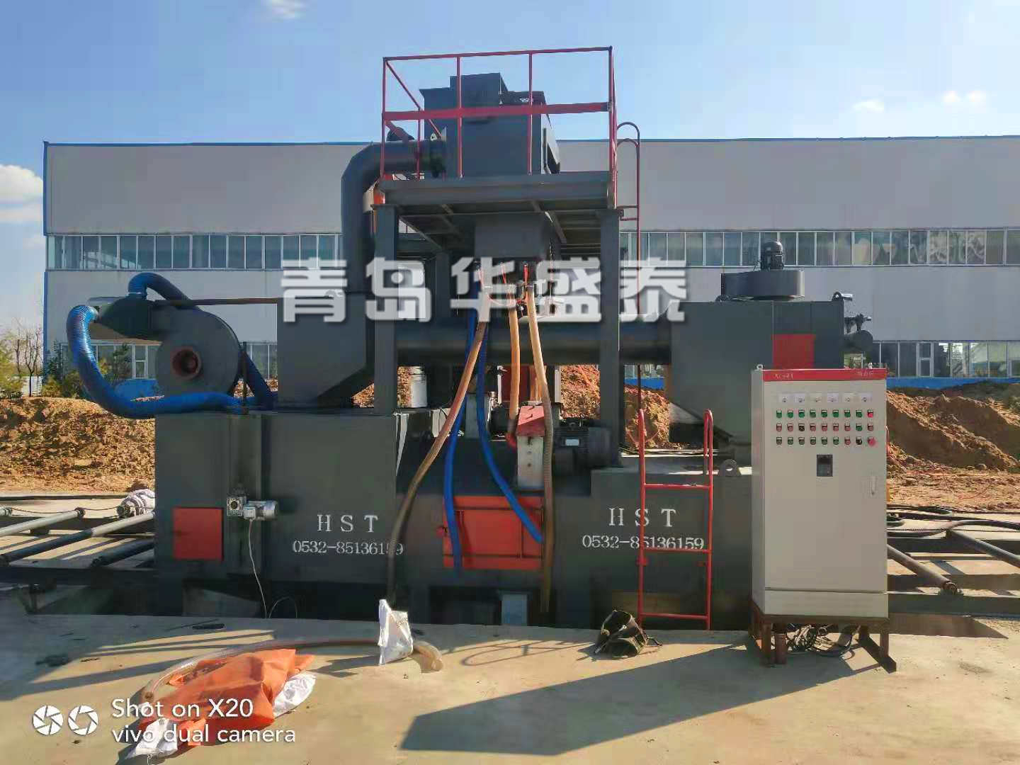 鄂爾多斯6915鋼管除銹拋丸機(jī)調(diào)試完畢 鄂爾多斯6915鋼管除銹拋丸機(jī)調(diào)試完畢