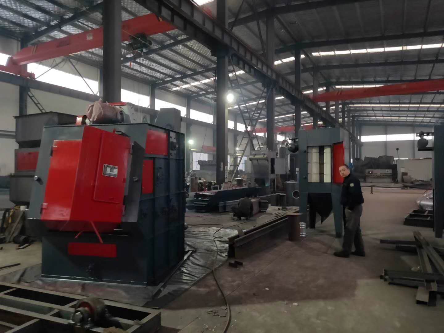 q3210履帶式拋丸機(jī)發(fā)往即墨 q3210履帶式拋丸機(jī)發(fā)往即墨