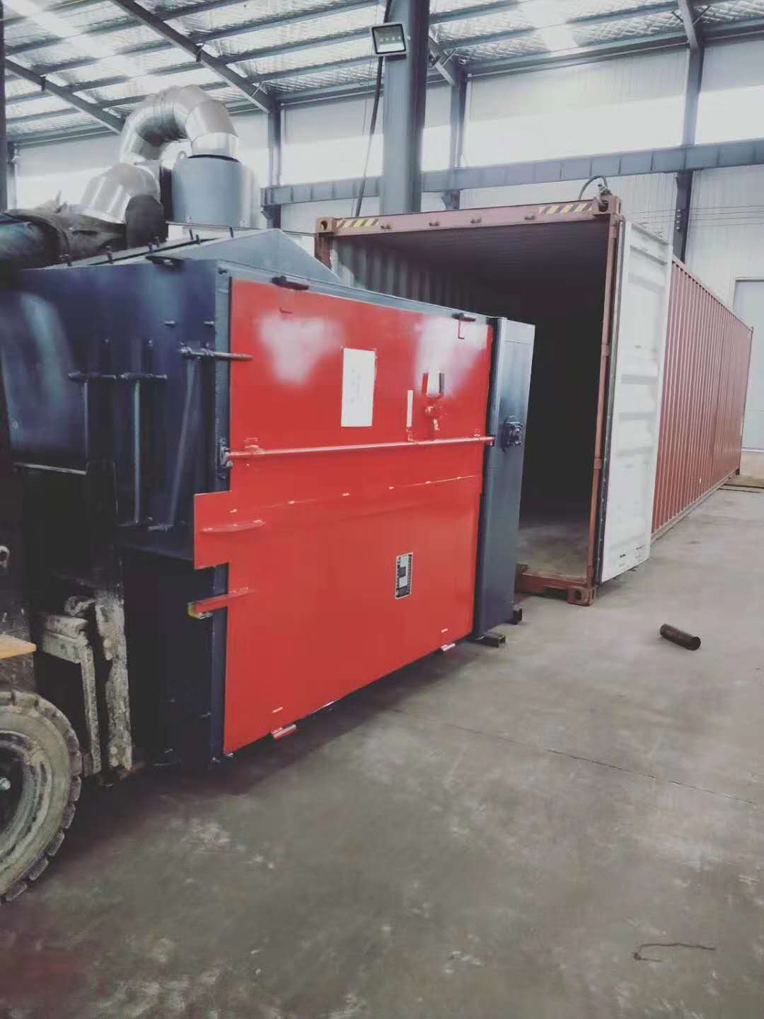 吊鉤式拋丸機(jī)發(fā)往越南 吊鉤式拋丸機(jī)發(fā)往越南