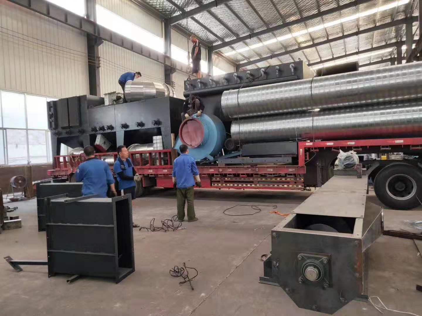 中衛市履帶式拋丸機_中衛市履帶式拋丸除銹清理機_中衛市履帶式噴丸設備_中衛市履帶式噴砂機殘渣利用如何？